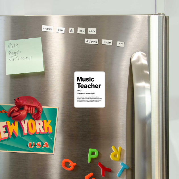 Funny Music Teacher Dictionary Definition Primary by Butter Creative